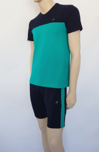Set Barbati KNOX: Tricou 4625 +Pantalon 4056 Tropical & Bleumarin