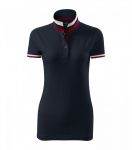 Tricou Dama Malfini Polo Pique COLLAR UP 257 Dark Navy