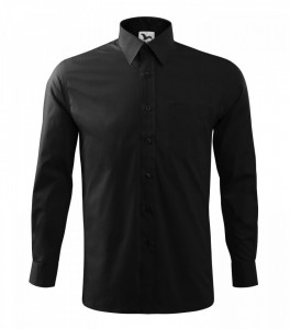 Cămaşă Bărbaţi Malfini Regular-Fit STYLE LS 209 Negru