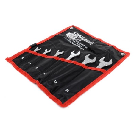 Set chei fixe comb. 6 piese 8, 10, 13, 17, 19, 21mm KraftDele KD10925