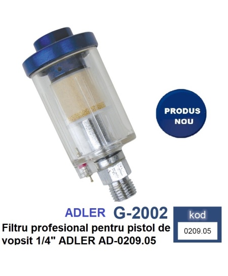 Filtru profesional pentru pistol de vopsit 1/4" ADLER AD-0209.05