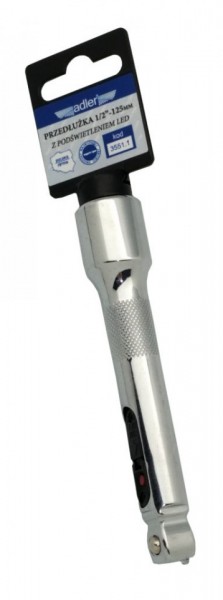 Prelungitor cheie cu LED 1/2" lungime 125mm ADLER AD-3551.1