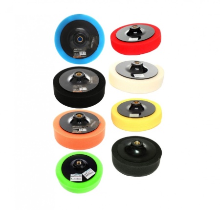 Set de 8 bureti pentru lustruit polisat 150mm M14 diferite granulatii