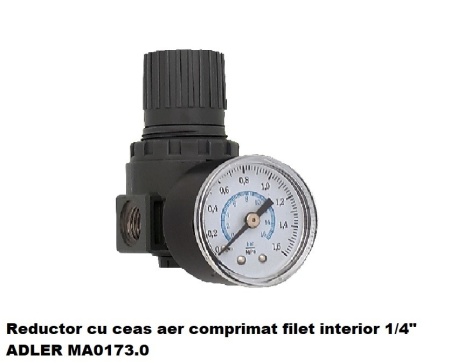 Reductor cu ceas aer comprimat filet interior 1/4" ADLER MA0173.0