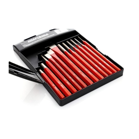 Set dalti dornuri si punctatoare pentru metal 12 elemente