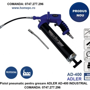 Pistol pneumatic pentru gresare ADLER AD-400 INDUSTRIAL material compozit