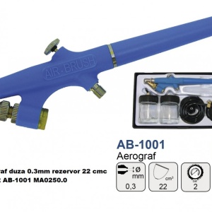 Aerograf duza 0.3mm rezervor 22 cmc ADLER AB-1001 MA0250.0