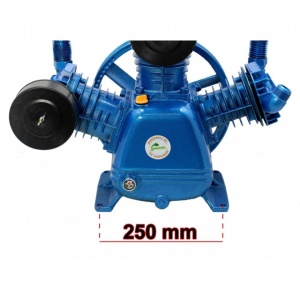 Cap compresor de aer cu 3 pistoane compresie in doua etape 900l/min 12.5 bari BARRACUDA 3090TS BLUE EDITION B-AC3090TS