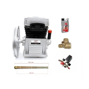 Cap compresor + ulei + presostat + supapa + teava 300L/min C1493