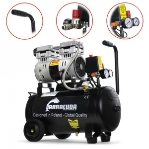 Compresor de aer Profesional fara ulei 8 bari 220l/min 24L 750W B-KBO24LS Barracuda