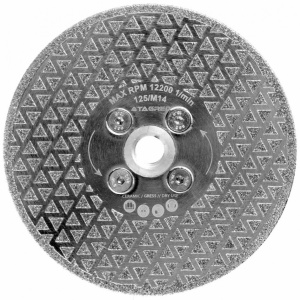 Disc pentru taiere, slefuire, gresie, granit, uscat 125 mm M14 TA1127 TAGRED