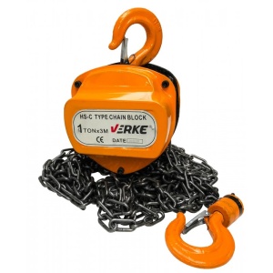 Palan Troliu cu lant Macara 1 tone lant 3m V87265 Verke