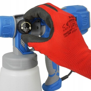 Pistol vopsit electric cu vas inferior 800ml 550W duza 1, 1.8 si 2,5 mm