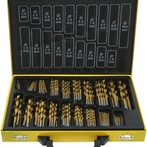 Set burghie din titan pentru metal 170 elemente N4601