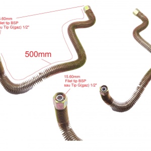 Teava refulare conectare pompa-rezervor compresor de aer 15.54mm 50cm ZBV30 D1451