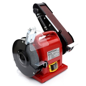 Polizor de banc + slefuitor cu banda 1800W 150mm KraftDele KD545