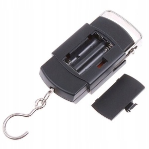Cantar electronic digital portabil 50kg cu carlig de agatare pentru uz casnic si PESCARI