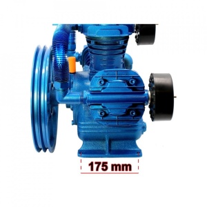 Cap compresor de aer cu 3 pistoane compresie in doua etape 900l/min 12.5 bari BARRACUDA 3090TS BLUE EDITION B-AC3090TS