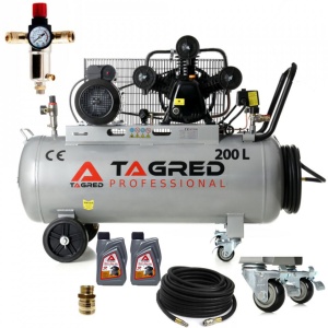 Compresor de aer industrial rezervor 200L 8bar 650 l/min 4.1kW 220V B-TA326B