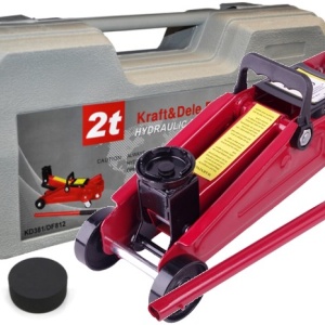Cric hidraulic auto tip crocodil 2 tone cu geanta KraftDele KD381