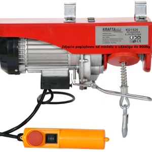 Macara electrica (electropalan) 125/250 kg, 550 W KraftDele KD1524