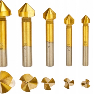 Set de freze conice 6 buc pentru lemn 6.3-20.5mm KD983 KraftDele