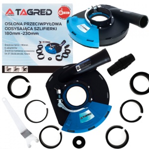 Sistem de aspirare a prafului pentru polizor unghiular 180mm TA1114 TAGRED