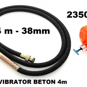 Vibrator pentru beton 2350W Lancie de 4m KRAFTDELE KD10840