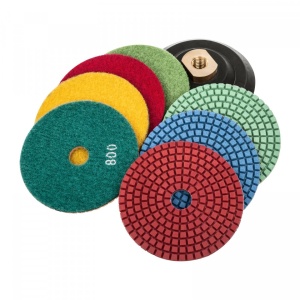 Set 7 discuri de lustruit 50-3000 granulatie, diametru 100mm MSW