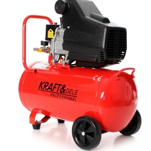 Compresor de aer industrial 50litri, 2.8kW, 220V KraftDele KD401 TBC