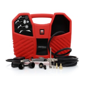Minicompresor fara ulei 1100W 8 bari 230V 180L/min KD429 KraftDele