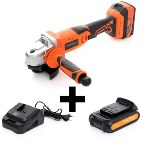 Polizor unghiular (flex) cu acumulator KRAFTDELE PRO-SERIES KD1772, 18V, 8500 RPM, 115 mm + ACUMULATOR 4 Amperi