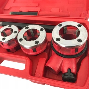 Set clupa filiera filetat manuala 5 piese 3/8", 1/2", 3/4", 1" si 1-1/4"