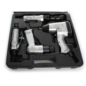 Set de scule impact 310Nm pneumatice 34 piese KraftDele KD1421