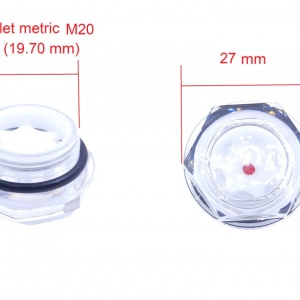 Vizor ulei cap compresor filet plastic metric M20 19.70mm CH073