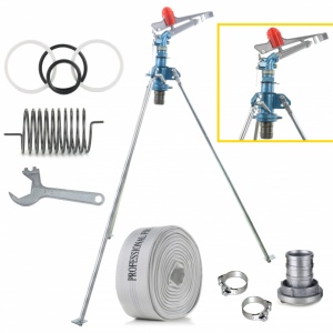 Aspersor pulsatoriu cu trepied telescopic 2" 270 l/min duza 13mm B-40PY.28M.ALBS Barracuda