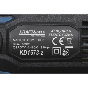Autofiletanta cu mandrina rapida 10mm cu LED 880W KraftDele KD1673-Z