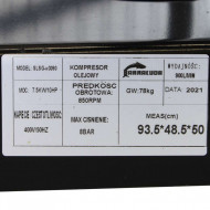 Grup pompa compresor 1150l/min 8 bar 7.5KW B-ACE3090