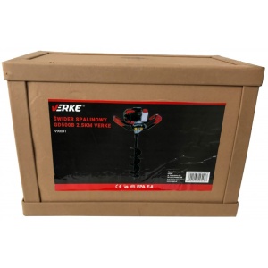 Motoforeza de pamant 2.5 CP motor 2 timpi + burgiu de 100 si 150mm Verke V90041