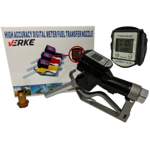 Pistol automat pentru motorina sau benzina cu contor LCD 60 l/min CPN negru B-80206