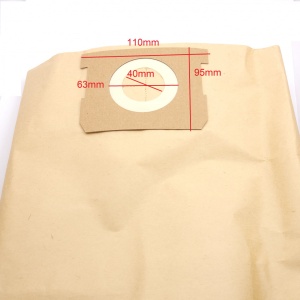 Sac hartie pentru aspirator industrial 80*40cm 30L NR.183
