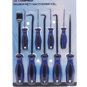 Set de 9 surubelnite carlige cu maner TA1130 TAGRED