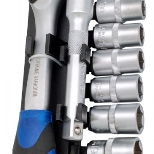 Set de chei tubulare cu clichet 12 elem. 1/2" 10-24mm ADLER MA3553.3
