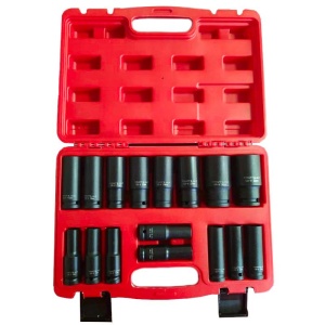 Set de chei tubulare IMPACT 16 piese 10-32mm 1/2" KD10531 Kraftdele