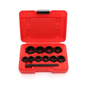 Set extractoare pentru suruburi rupte 10 elemente KraftDele KD10269