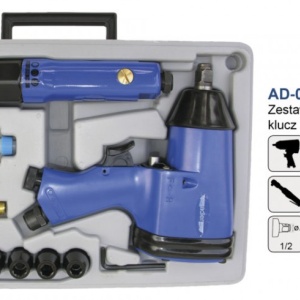 SET Pistol Impact + cheie pneumatic 354 Nm 6.3 bari 1/2" ADLER AD-005Z