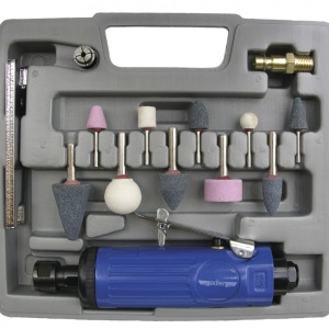 Set polizor biax pneumatic cu accesorii 12 piese ADLER AD-012Z PROFI
