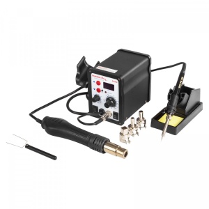 Statie de lipit cu aer cald 3 in 1 60+650W 480C S-LS-4 Basic Stamos 10021015