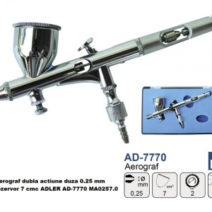 Aerograf duza 0.25 mm rezervor 7 cmc ADLER AD-7770 MA0257.0