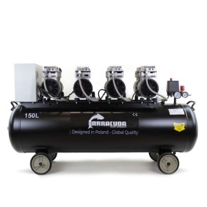 Compresor de aer Profesional fara ulei 8 bari 520l/min 150L 4 compresoare B-SLSG-150L Barracuda